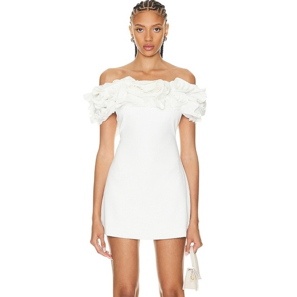 NWT Cult Gaia Apryl Dress in Off White size 0 - Picture 1 of 8